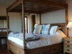 Oak four poster bed